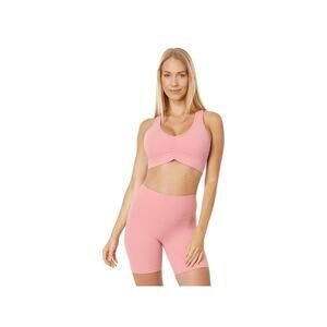 Splits59 Airweight Racerback Sports Bra with Ruching Dusty Rose Size Small NWT